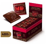 Шоколад порционный МОНЕТНЫЙ ДВОР, горький шоколад 72% какао, 96 плиток по 5 г, в шоубоксах