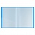 превью Папка с 60 вкладышами Berlingo «Neon», 24мм, 1000мкм, голубой неон, с внутр. карманом