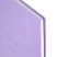 превью Блокнот БОЛЬШОЙ ФОРМАТ 200×290 мм, А4, 80 л., твердый, клетка, BRAUBERG «Minimal», сиреневый