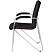 превью Конференц-кресло Easy Chair Samba чёрный (экокожа, металл хромированный)