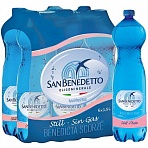 Вода минеральная San Benedetto негазированная 1.5 л (6 штук в упаковке)