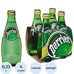 Вода минеральная Perrier стекло 0.33л газ