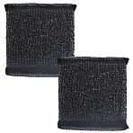 Губка-скрабер 11×10х1.5 см, поролон + металлическая оплетка КОМПЛЕКТ 2 штуки, посуда, уборка, LAIMA
