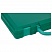 превью Портфель-кейс 1 отделение Стамм, A4, 275×375×57мм, на защелках, тонированный зеленый