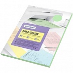 Бумага цветная OfficeSpace «Pale Color», A4, 80 г/м², 100л., (зеленый)