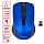Мышь беспроводная с бесшумным кликом SONNEN V18, USB, 800/1200/1600 dpi, 4 кнопки, синяя