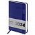 превью Ежедневник датированный 2024 А5 138×213 мм BRAUBERG «Pocket», под кожу, держатель для ручки, синий