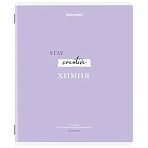 Тетрадь предметная CREATIVE 48 л., обложка картон, ХИМИЯ, клетка, подсказ, BRAUBERG