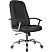 превью Кресло для руководителя Комус Мебель (Easy Chair) 658 чёрное (экокожа, металл)