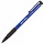 Ручка шариковая BRAUBERG автоматическая «Explorer», корпус синий, толщина письма 0.7 мм, резиновый держатель, синяя