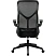 превью Кресло для руководителя Комус Мебель (Easy Chair) 635 чёрное (сетка/ткань, пластик)