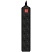 превью Сетевой фильтр PC Pet AP01006-E-B 1.8м (5 розеток) черный (пакет)