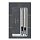 Набор Parker «IM Duo»: шар. ручка IM Stainless Steel CT, синяя, 1.0мм + перьевая ручка IM Stainless Steel CT, подарочная упаковка