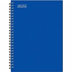 Бизнес-тетрадь Attache Plastic А4 120 листов синяя в клетку на спирали (218×295 мм)