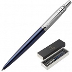 Ручка шариковая Parker Jotter цвет чернил синий цвет корпуса синий (артикул производителя 1953186)