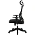 превью Кресло для руководителя Комус Мебель (Easy Chair) 634 чёрное (сетка/ткань, пластик)