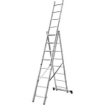 Лестница ал. трёхсекционная Новая Высота NV 1230, 3×8 перекл 1230308