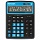 Калькулятор настольный BRAUBERG EXTRA COLOR-12-BKBU (206×155 мм), 12 разрядов, двойное питание, ЧЕРНО-ГОЛУБОЙ