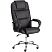 превью Кресло для руководителя Easy Chair Priority чёрное (экокожа, металл)