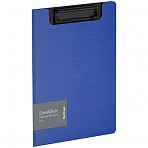 Папка-планшет с зажимом Berlingo «Steel&Style» A5+, 1800мкм, пластик (полифом), синяя