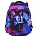 превью Ранец BRAUBERG PREMIUM, 2 отделения, с брелком, «Neon cat», 38×29х16 см