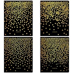 Тетрадь 48л., А5, клетка BG «Звездопад», тиснение фольгой