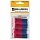 Резинки стирательные BRAUBERG, набор 4 шт., 41?14?8 мм, красно-синие, в упаковке с подвесом