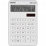 Калькулятор настоль. КОМПАКТ Attache Selection ASС-333.12р, дв. пит,170×108бел