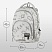 превью Рюкзак Berlingo ErgoFit «Trendy Beige» 42×30×17см, 2 отделения, 3 кармана, эргономичная спинка