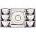 превью Набор чайный 12пр. White chic (6 персон) v=190мл (подарочная уп), 0970019