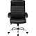 превью Кресло для руководителя Комус Мебель (Easy Chair) 586 чёрное (экокожа, металл хромированный)