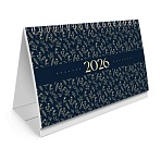 Календарь-домик настольный на гребне с бегунком, 2026 г., BRAUBERG, 160×105 мм, «Паттерн»