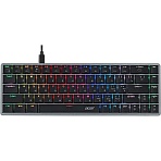 Клавиатура Acer OKW302 механичес. серебр. USB for gamer LED (ZL. KBDCC.01C)