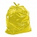 превью Мешки для мусора на 120 л желтые (ПНД, 11 мкм, 10 штук в рулоне, 70×110 см)