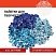 превью Пайетки для творчества «Классика», оттенки голубого, 8 мм, 30 грамм, 3 цвета, ОСТРОВ СОКРОВИЩ