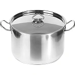 Кастрюля 7л, нерж. сталь, тройное дно, d255мм, h157мм, индукция