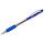 Ручка шариковая автоматическая Luxor «Micra X II» синяя, 0.7мм, грип, корпус ассорти