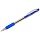 Ручка шариковая Luxor «InkGlide 100 Icy» синяя, 0.7мм, трехгран. 
