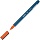 Ручка шариковая масляная Attache Polo синяя (синий корпус, толщина линии 0.6 мм)