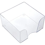 Бокс для бумаги 90x90x50 мм прозрачный