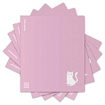 Тетрадь обложка пластик, А5, 48 л., скоба, клетка, ERICH KRAUSE, «Brave cats» (микс в спайке)