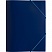 превью Папка на резинке Attache A4 пластиковая синяя (0.45 мм, до 200 листов)