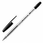 Ручка шариковая BRAUBERG «M-500 CLASSIC», ЧЕРНАЯ, корпус прозрачный, узел 0.7 мм, линия письма 0.35 мм