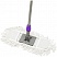 превью Швабра-рамка OfficeClean Professional, телеск. ручка из нерж. стали 125см, насадка МОП хлопок 40см