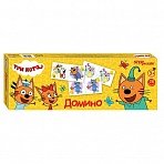 Игра настольная Домино, Step Puzzle «Три Кота», картонная коробка