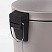превью Ведро-контейнер для мусора (урна) с педалью ЛАЙМА «Classic», 20 л, серое, матовое, металл, со съемным внутренним ведром