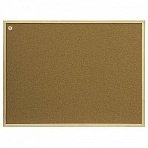 Доска пробковая для объявлений (100×200 см), коричневая рамка из МДФ, OFFICE, «2×3» (Польша)