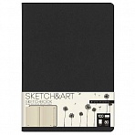 Скетчбук Bruno Visconti Sketch&Art original 179×250 80 листов (черный)