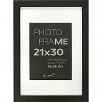 Рамка пластиковая с паспарту Gloria Black 21×30 см черная