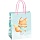 Пакет подарочный 18×23×10см MESHU «Cute fox», матовая ламинация